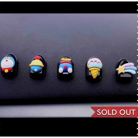 Car Hooks Adhesive : Doremon (set of 5) - Picture 1 of 5